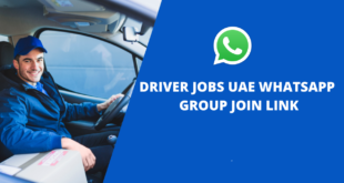 DRIVER JOBS UAE WHATSAPP GROUP JOIN LINK