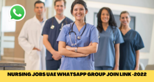 NURSING JOBS UAE WHATSAPP GROUP JOIN LINK