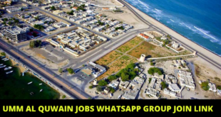 UMM AL QUWAIN JOBS WHATSAPP GROUP JOIN LINK