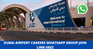 DUBAI AIRPORT CAREERS WHATSAPP GROUP JOIN LINK