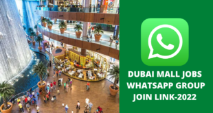 DUBAI MALL JOBS WHATSAPP GROUP JOIN LINK