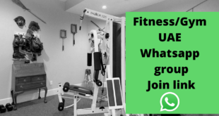 Fitness/Gym UAE Whatsapp group Join link