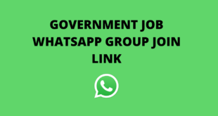 GOVERNMENT JOB WHATSAPP GROUP JOIN LINK