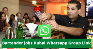 Bartender Jobs in Dubai Whatsapp