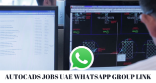 AutoCAD Jobs UAE WhatsApp